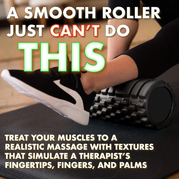 NEW- 321 STRONG Foam Roller - Medium Density Deep Tissue Massager - Picture 7 of 9